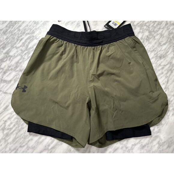 Under Armour Men's UA Vanish Elite Shorts 1378604-390 Green Men's Medium - Picture 1 of 9